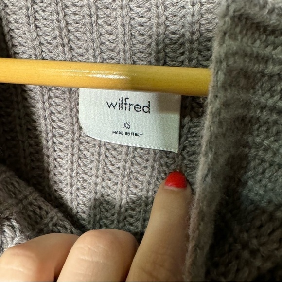 Aritzia Wilfred Montpellier Dress merino wool XS oversized - Picture 7 of 8